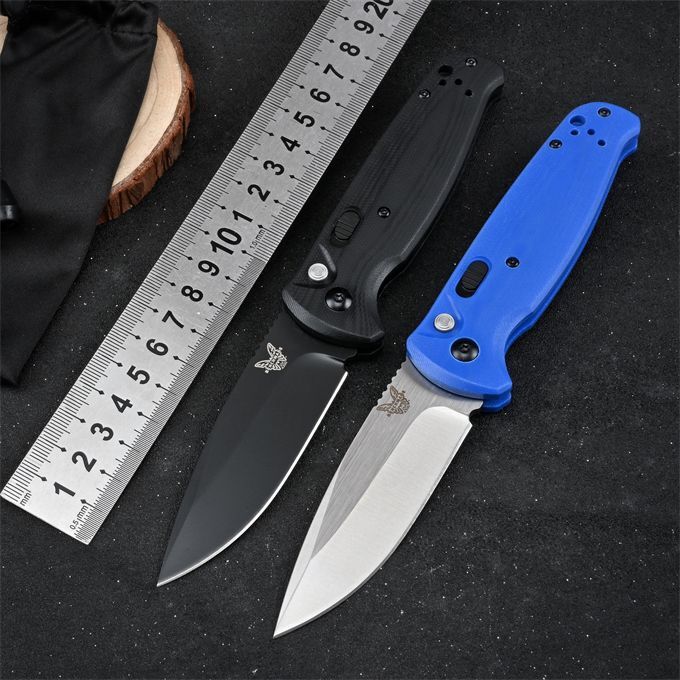 蝴蝶Benchmade4300側跳刀帶安全鎖