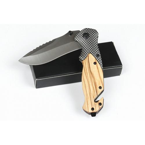 Browning X50 quick opening folding knife (olive wood)