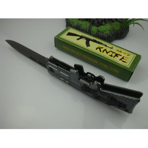 AK47 quick opening folding knife (X22 gray)