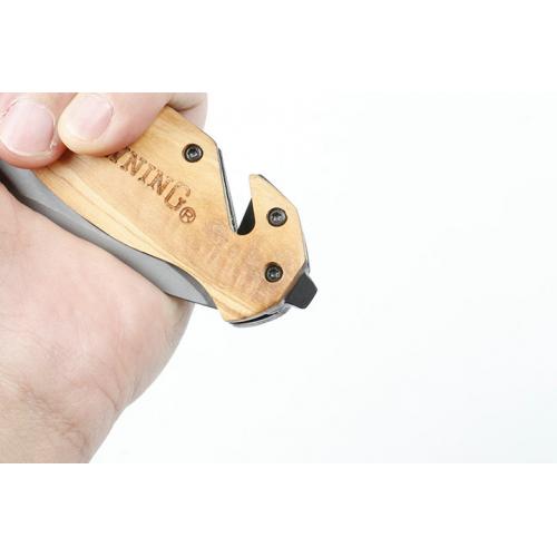 Browning X50 quick opening folding knife (marked on olive wood)