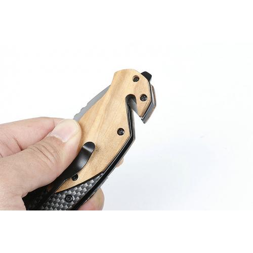 Browning X50 quick opening folding knife (marked on olive wood)