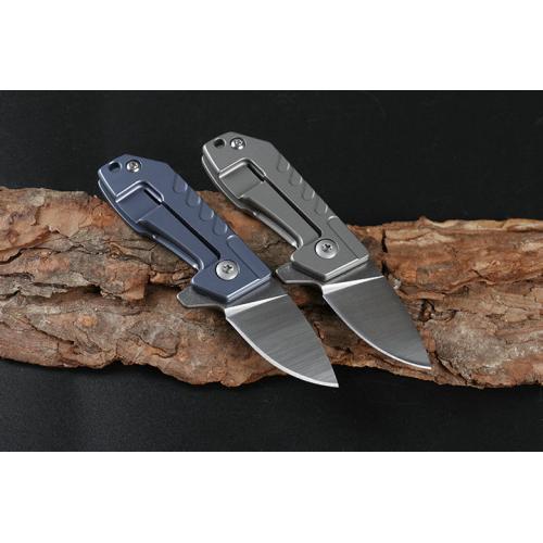 HY quick opening D-head bearing small folding knife (two-color)