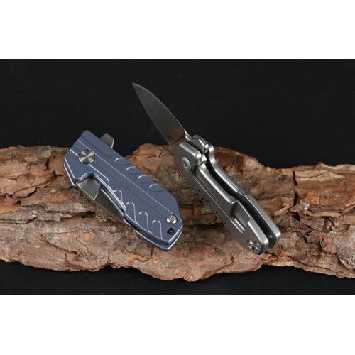 HY quick opening D-head bearing small folding knife (two-color)
