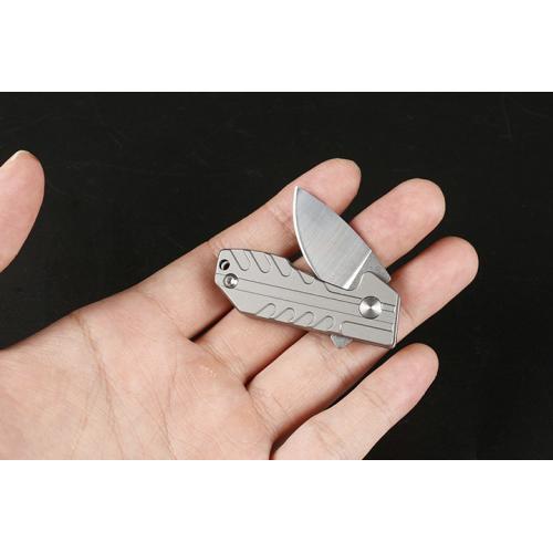 HY quick opening D-head bearing small folding knife (two-color)