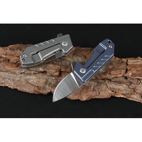 HY quick opening D-head bearing small folding knife (two-color)