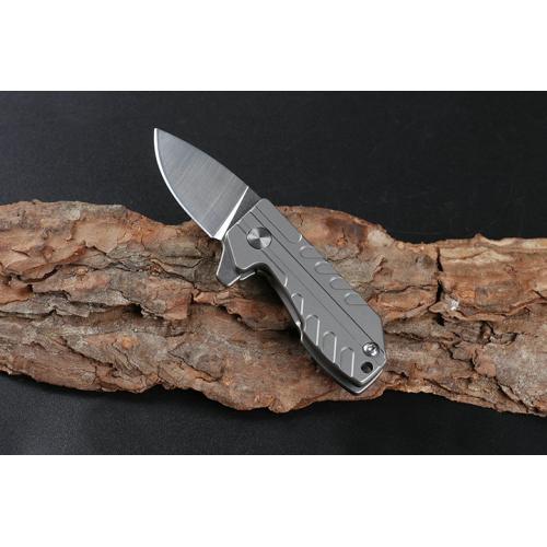 HY quick opening D-head bearing small folding knife (two-color)