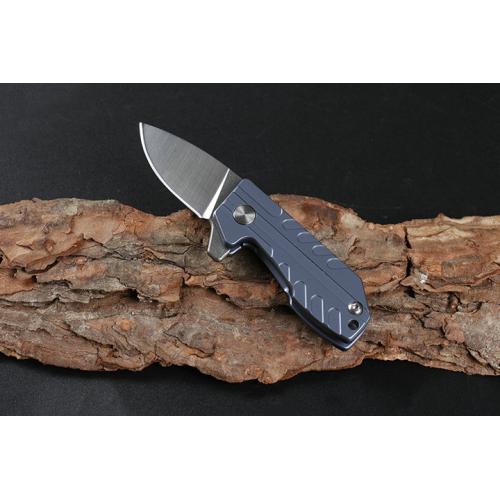 HY quick opening D-head bearing small folding knife (two-color)