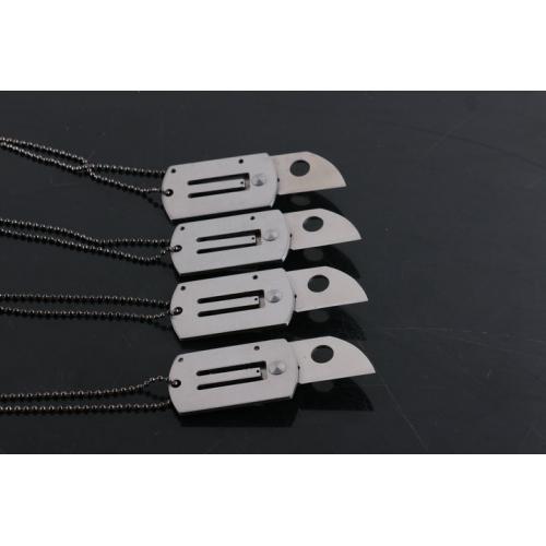 Dog tag four-color mini folding knife