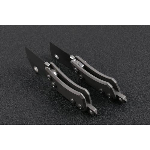 Titanium handle small kitchen knife (four-color D/T head)