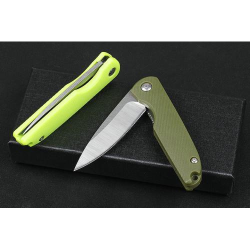 Jj066 rubber handle folding knife