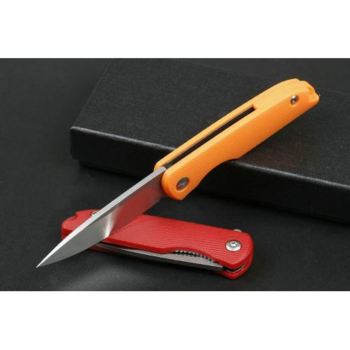 Jj066 rubber handle folding knife