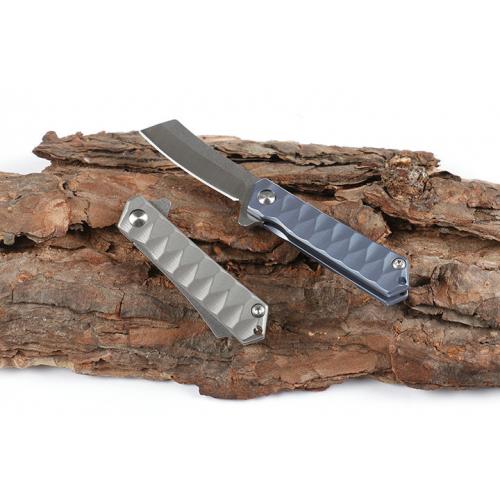 Titanium handle quick opening small brake quick opening (two types of razors)