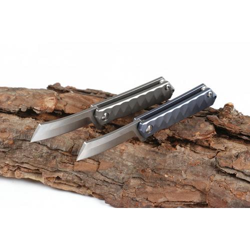 Titanium handle quick opening small brake quick opening (two types of razors)