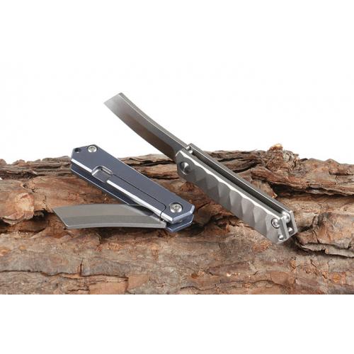 Titanium handle quick opening small brake quick opening (two types of razors)