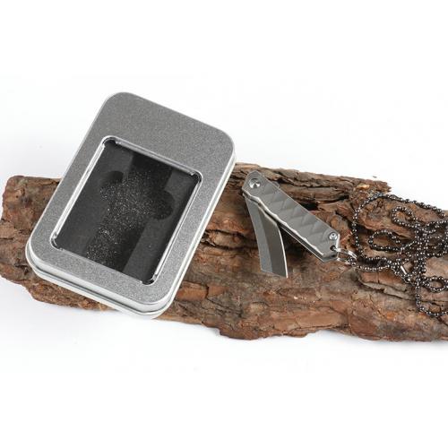 Titanium handle quick opening small brake quick opening (two types of razors)