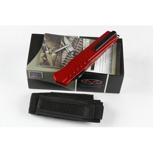 A2 Micro Technology Straight Out Knife (Sand Light Black Handle)