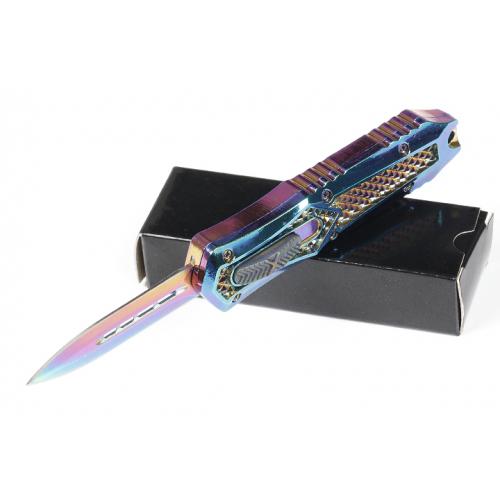 Small No.3 straight out knife (colored titanium)