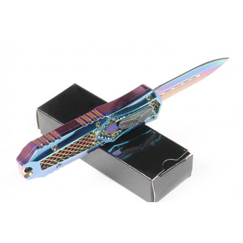 Small No.3 straight out knife (colored titanium)