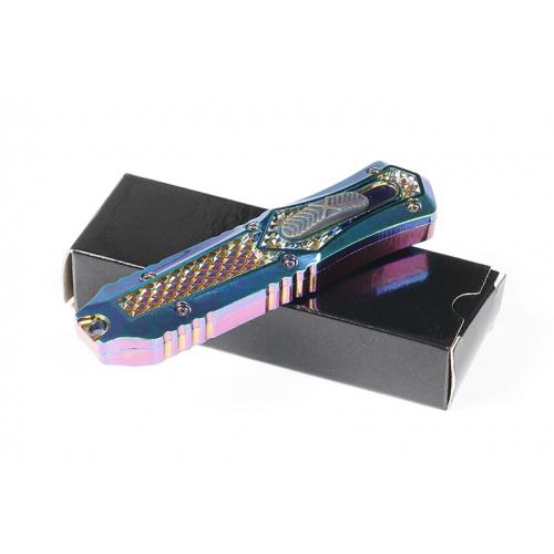 Small No.3 straight out knife (colored titanium)