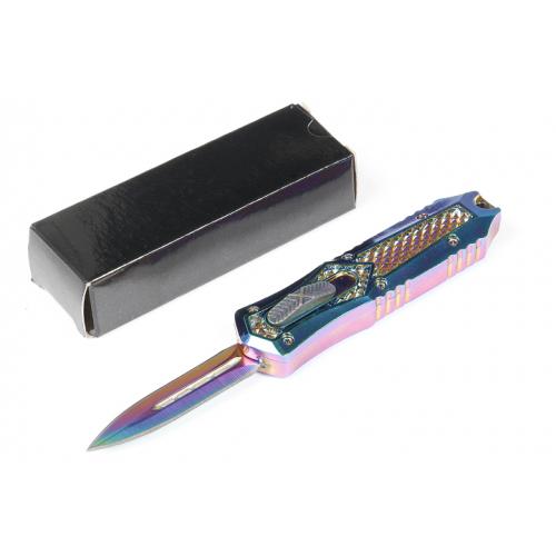 Small No.3 straight out knife (colored titanium)