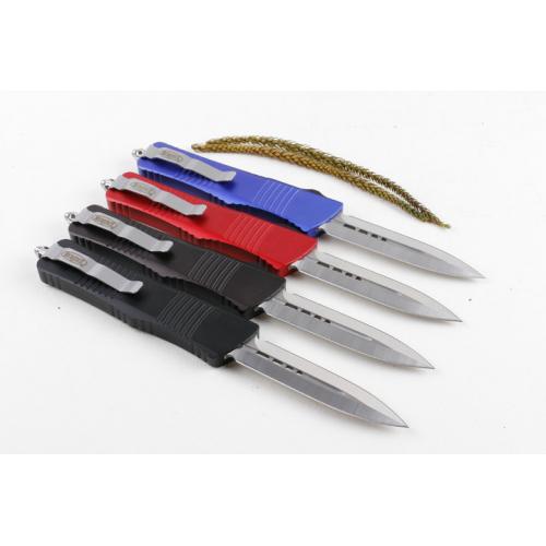 Ultra precision imitation micro technology Tyrannosaurus straight out spring knife (four-color)