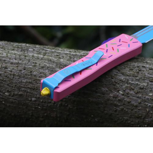 Micro Tech Doughnut UT Straight Knife (Two Small Sizes)