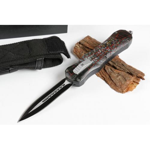 Micro tech Red Spider Straight out Spring Knife (two models) with only double tips