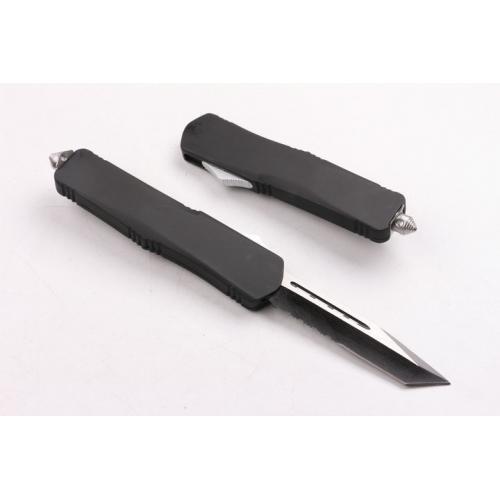 Micro technology A07 injured toothed dragon Single edged half toothed black and white blade (T-head)