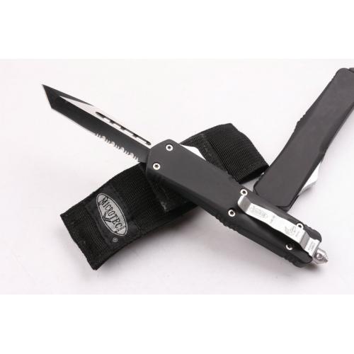Micro technology A07 injured toothed dragon Single edged half toothed black and white blade (T-head)