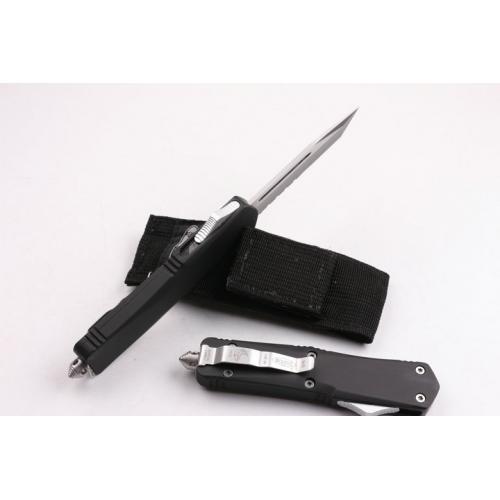 Micro technology A07 injured toothed dragon Single edged half toothed black and white blade (T-head)