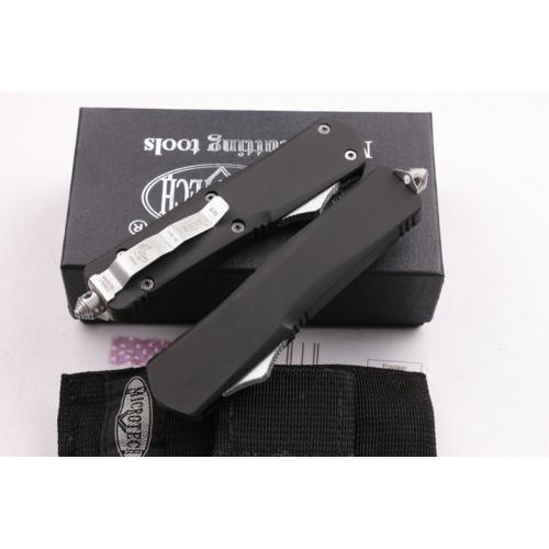 Micro technology A07 injured toothed dragon Single edged half toothed black and white blade (T-head)