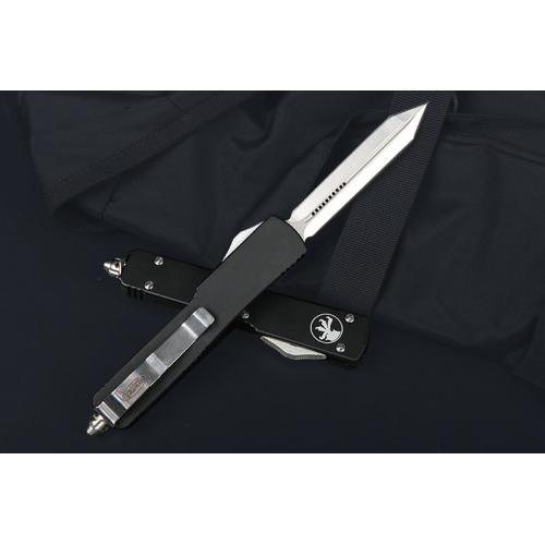 Micro Tech UT Large Straight Out Knife (Two Styles with Square Corner Handle)