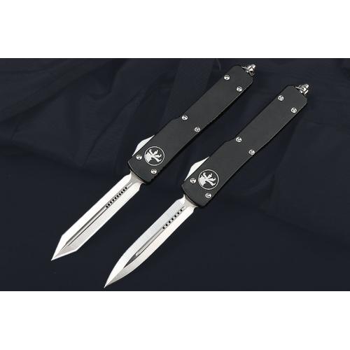 Micro Tech UT Large Straight Out Knife (Two Styles with Square Corner Handle)