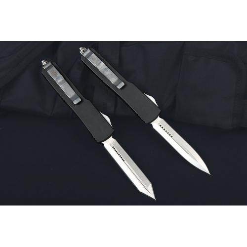 Micro Tech UT Large Straight Out Knife (Two Styles with Square Corner Handle)