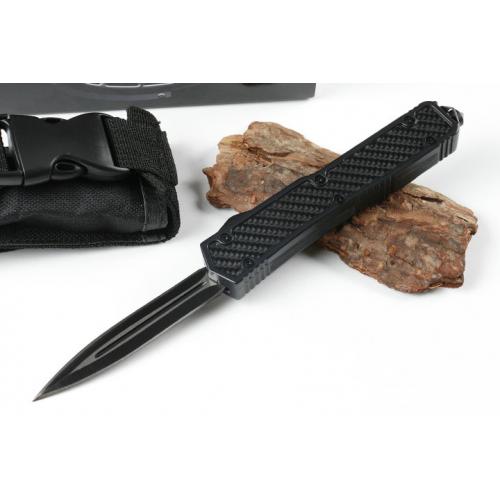 Micro technology Holy Ant Straight Knife (Carbon Fiber Pattern Black Two Styles)