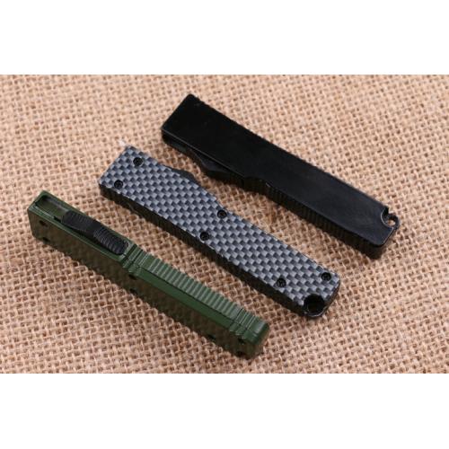 Four color pocket single blade straight elastic knife