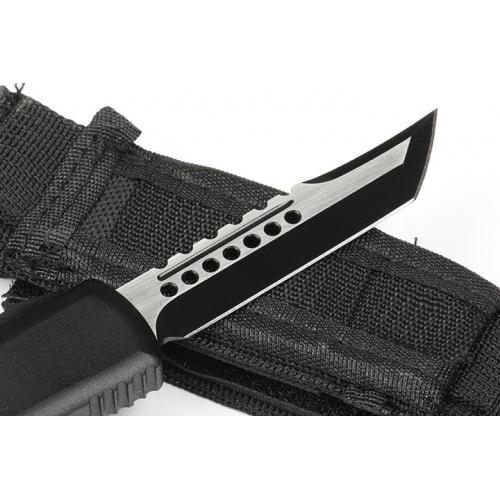 Micro technology UT large straight out knife (black brushed)