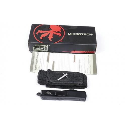 Micro technology UT large straight out knife (black brushed)