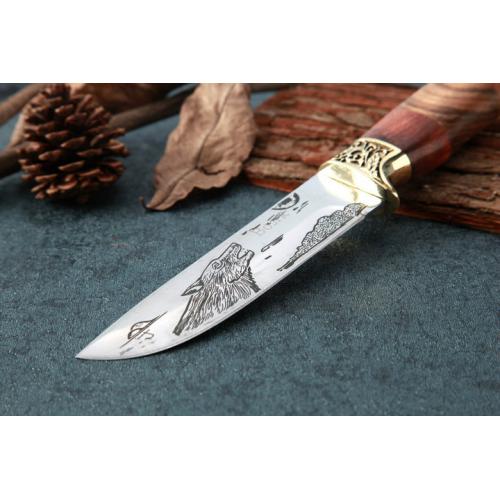 FB1138 Outdoor Wolf Head Straight Knife 24 pieces minimum order