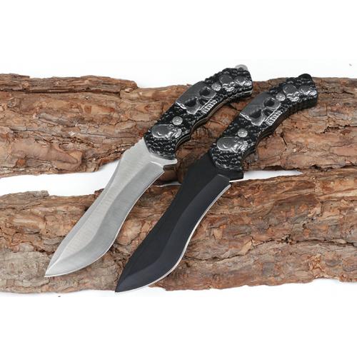 Skeleton outdoor straight knife (only black)