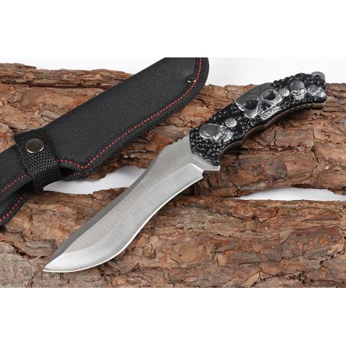 Skeleton outdoor straight knife (only black)