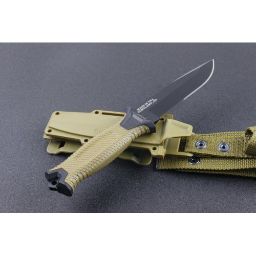 Gerber Gobo G1500 Survivor Infantry Straight Knife (Simplified D-Head Half Toothed)