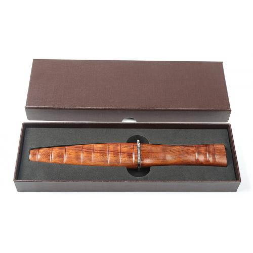 Bamboo Shoots Double edged Damascus Straight Knife