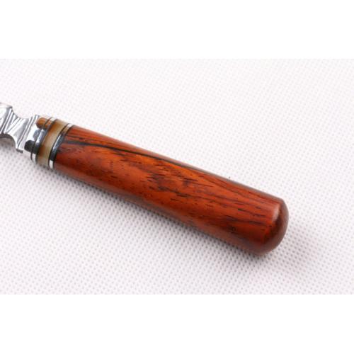 Little Rose Damascus Tea Knife