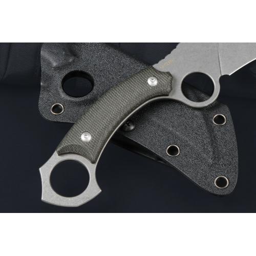 013 Double Hole Claw Knife (Black)