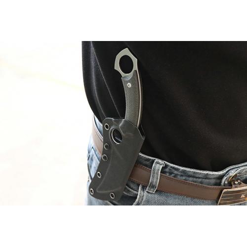013 Double Hole Claw Knife (Black)