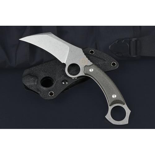 013 Double Hole Claw Knife (Black)