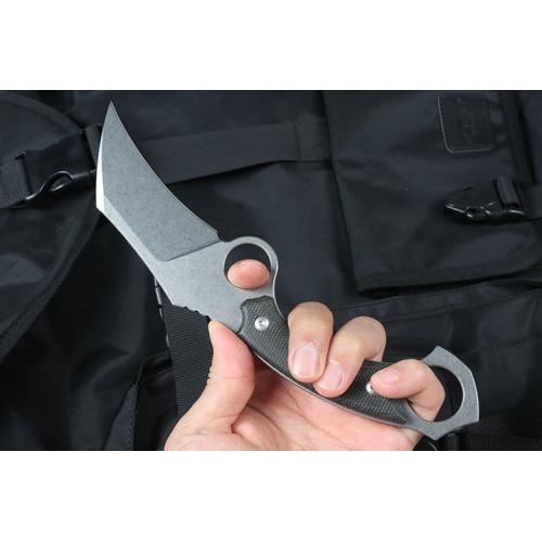 013 Double Hole Claw Knife (Black)