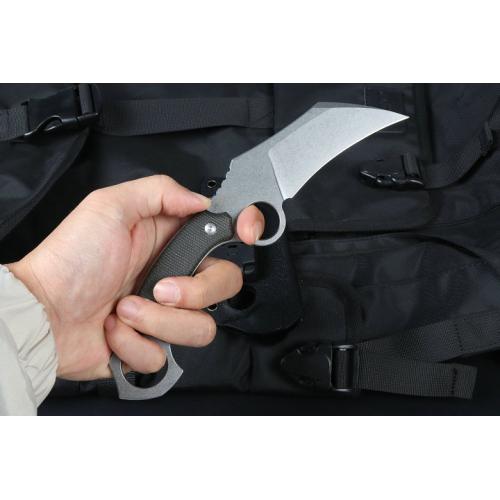 013 Double Hole Claw Knife (Black)