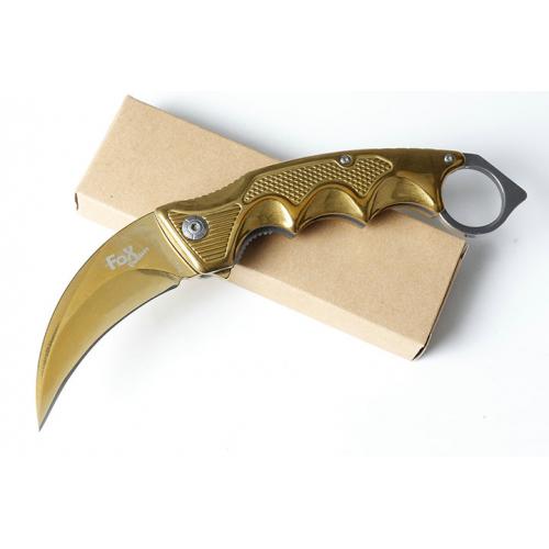Fox B63 Quick Claw Knife (only available in gold and titanium)